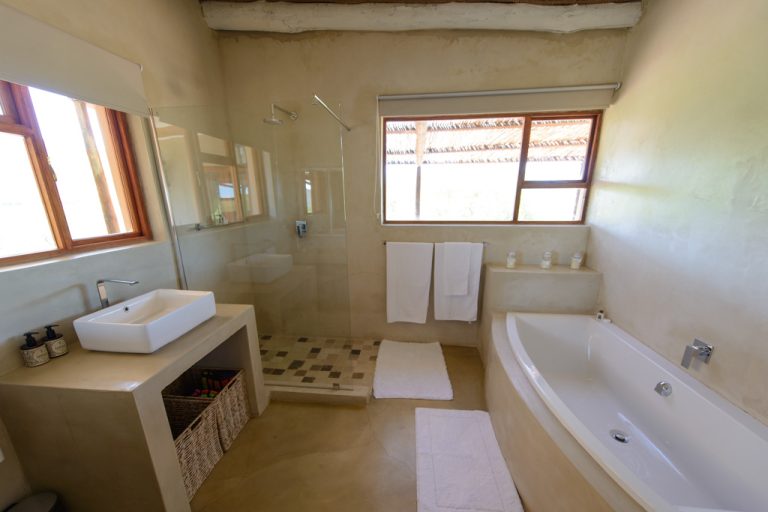Crimson Bathroom